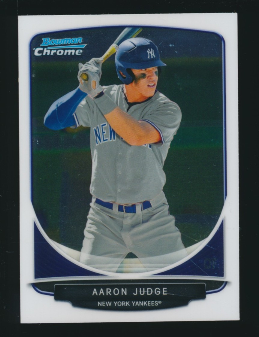 AARON JUDGE 1st 2013 Bowman Chrome Draft FULL SIZE Yankees Rookie Card RC ROY