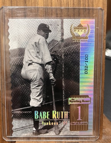 Babe Ruth [Century Collection] #1 1999 Upper Deck Century Legends card