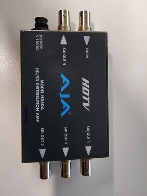 AJA HD5DA HD/SD-SDI Distribution Amp Amplifier Module System *NO POWER SUPPLY*