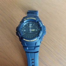 Blue Casio G-100 G-SHOCK  Mens Watch Wristwatch 