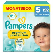 Pampers® Windeln Monatsbox premium protection™ Größe Gr.5 (11-16 kg) für...