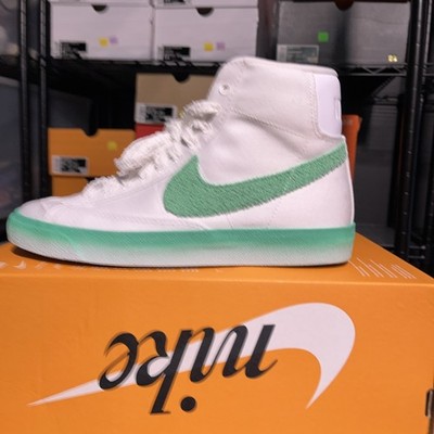 Nike Blazer Mid '77 Women s White Spring Green shoes FJ4547 100 Size 7.5