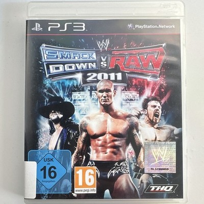 THQ WWE SmackDown vs. Raw 2011 PS3 PAL Wrestling Handbuch USK 16 (2011)