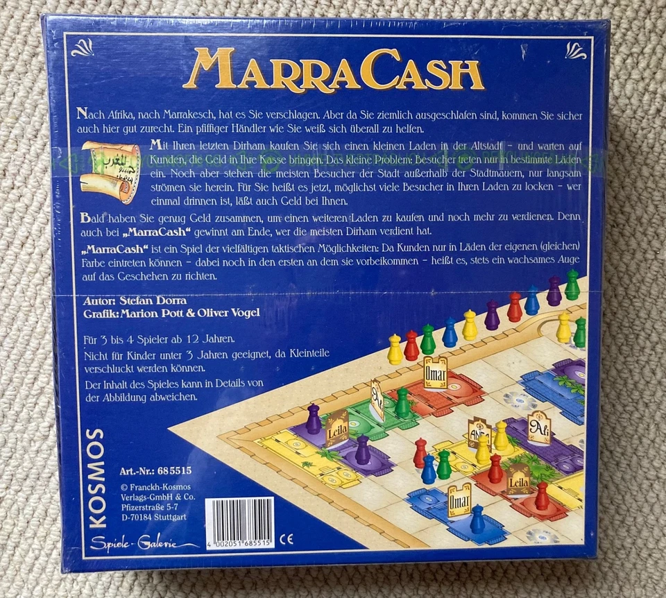NEW MarraCash board game Stefan Dorra ultra-rare BNIS copy German no language - Image 2 of 2