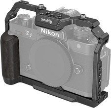 SmallRig 4261 Nikon Z f Camera Cage with Wood Grip and Arca Quick Release Plate