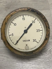VINTAGE PRESSURE GAUGE BY US GAUGE CO 3-1/2AD 9191