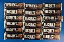 (18) Hershey's Milk Chocolate Bars, KS, 2.6oz, BB: 04/2026