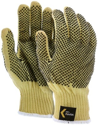 MCR Safety CutPro 7-Gauge A3 Cut Resistant Work Gloves w/ PVC Dots on Both Sides