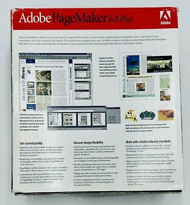Adobe PageMaker 6.5 for Windows | eBay Adobe PageMaker 6.5 for Windows | eBay