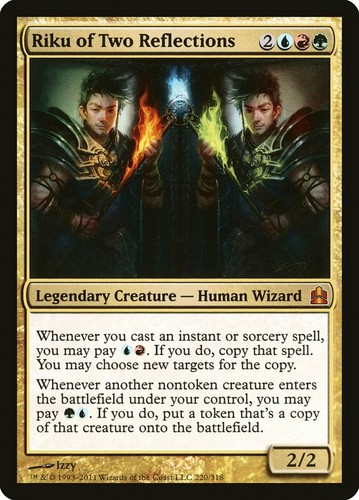 mtg riku of two reflections commander deck Riku of Two Reflections X (1) Magic MTG Commander MTG EX/NM (RG) 4RCards
