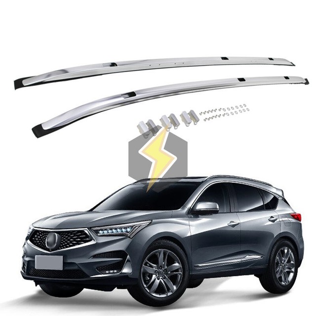 2Pcs Roof Rack Rail for Acura RDX 2019 2020 Aluminum Cargo Luggage