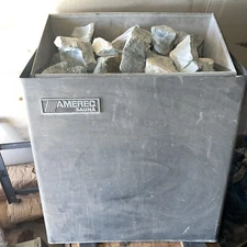 Amerec Sauna MODEL NW8 Sauna Heater 7.6kw 240V 1 Ph 8 A.W.G. (NO CONTROLLER)