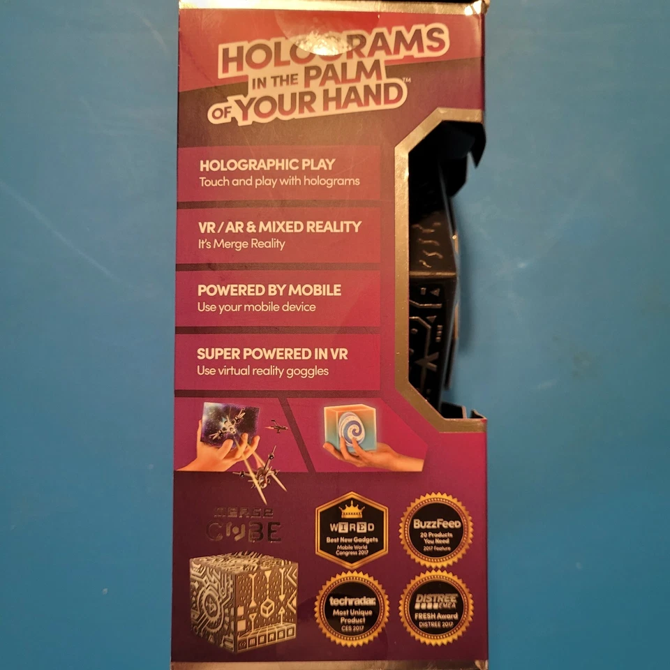 MERGE CUBE Virtual Game Hold Holograms in Your Hand Toy for Android & iPhone NEW - Image 4 of 4