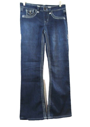 Size 34 x 32 CJ Black Denim Blue Jeans Faded Thigh Y2K | eBay