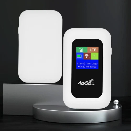 Portable 4G LTE Wireless WiFi Router Mobile Broadband MIFI LCD Hotspot 3000mAh - Picture 8 of 16