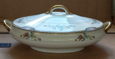 VTG Nippon Toki Kasha Company Floral Serving Tureen Dish made for Noritake