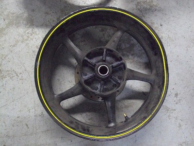 2016 R6 Rim 2008 2009 2010 2011 2012 08-12 Yamaha YZF R6 R6R Rear Wheel Dented B2 ...