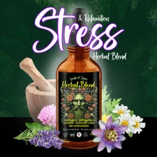 Stress Remedy Drops Herbal Pure 1oz USA