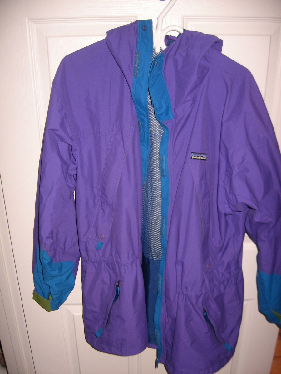 Vintage 90s Patagonia Mountain Parka Jacket Size L Purple | eBay