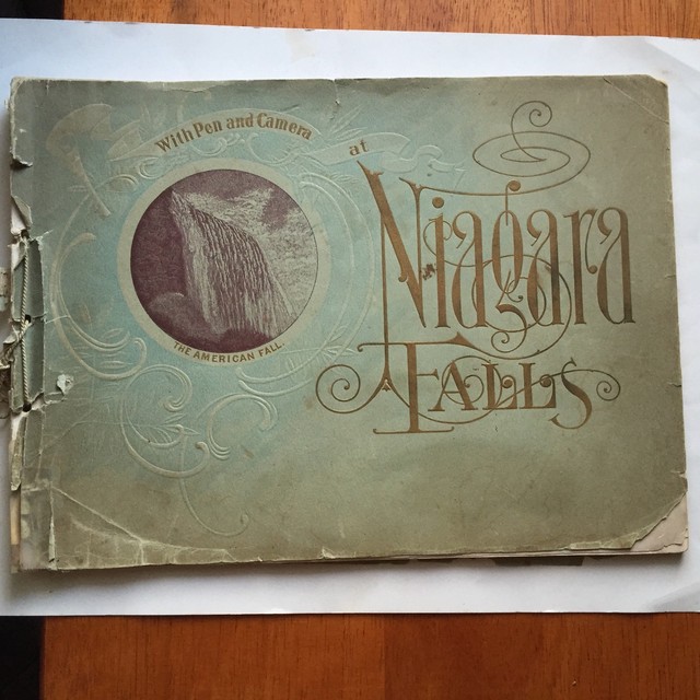 Niagara Falls 1899 Pen & Camera Waldron Souvenir Book Advertising