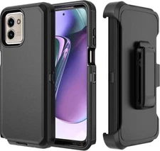 For Motorola Moto G Power 5G 2025 Full-Body Cover Holster Case fit Otterbox Clip