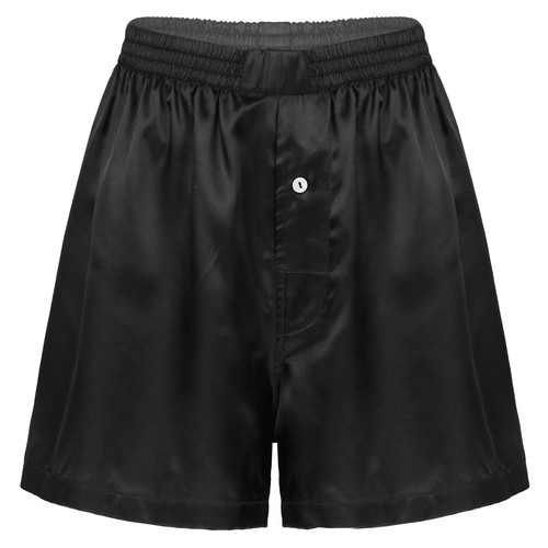 Men Shorts Silk Satin Boxer Pajamas Shorts Sleepwear Underwear Sleep Shorts - Picture 8 of 94
