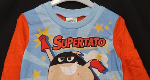 SUPERTATO Boys Pyjamas/ Orange & Blue Long-Sleeved PJs Sizes 18 Months-5 Years - 第 8/24 張圖片
