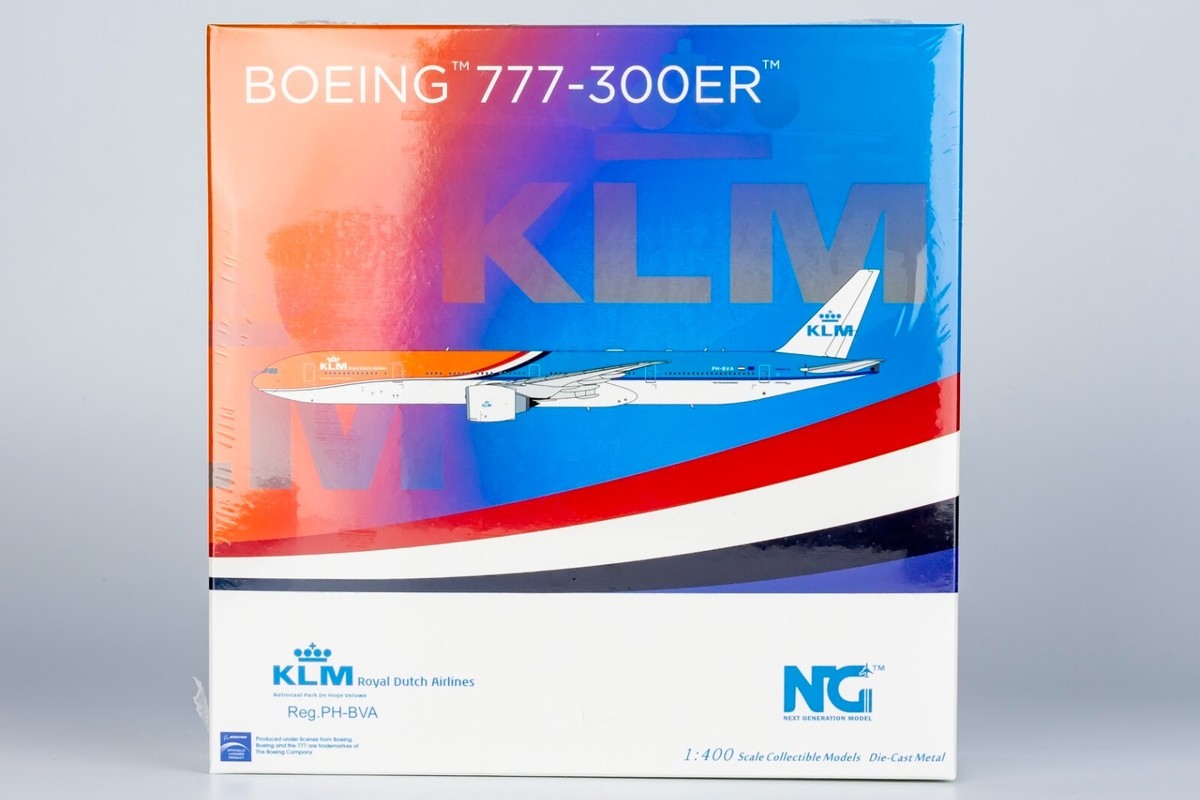 KLM Royal Dutch Airlines B777-300ER PH-BVA 1:400 scale NG