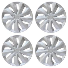 Fit R13 Tire and Iron Rim 4 Pieces 13" Wheel Caps Hubcaps Protector Replacement