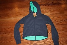 WOMEN'S NIKE FULL ZIP UP DROP BACK SPHERE THERMAL HOODED JACKET 535520 451 XS