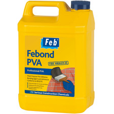 Febond Professional PVA Adhesive Primer Sealer Plaster Glue Admixture  5 Litres