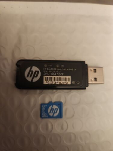 KIT USB DOUBLE MICROSD EM ENTREPRISE MIDLINE HP 741281-002 / PAS DE CARTE SD - Photo 1/2