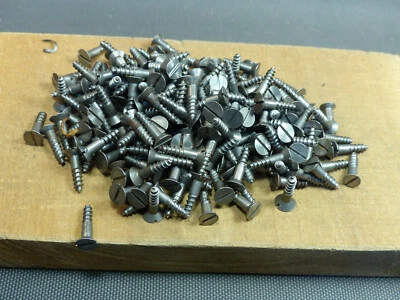Lot de vis à bois tete fraisée ancien stock quincaillerie 4.5x20 120 pièces