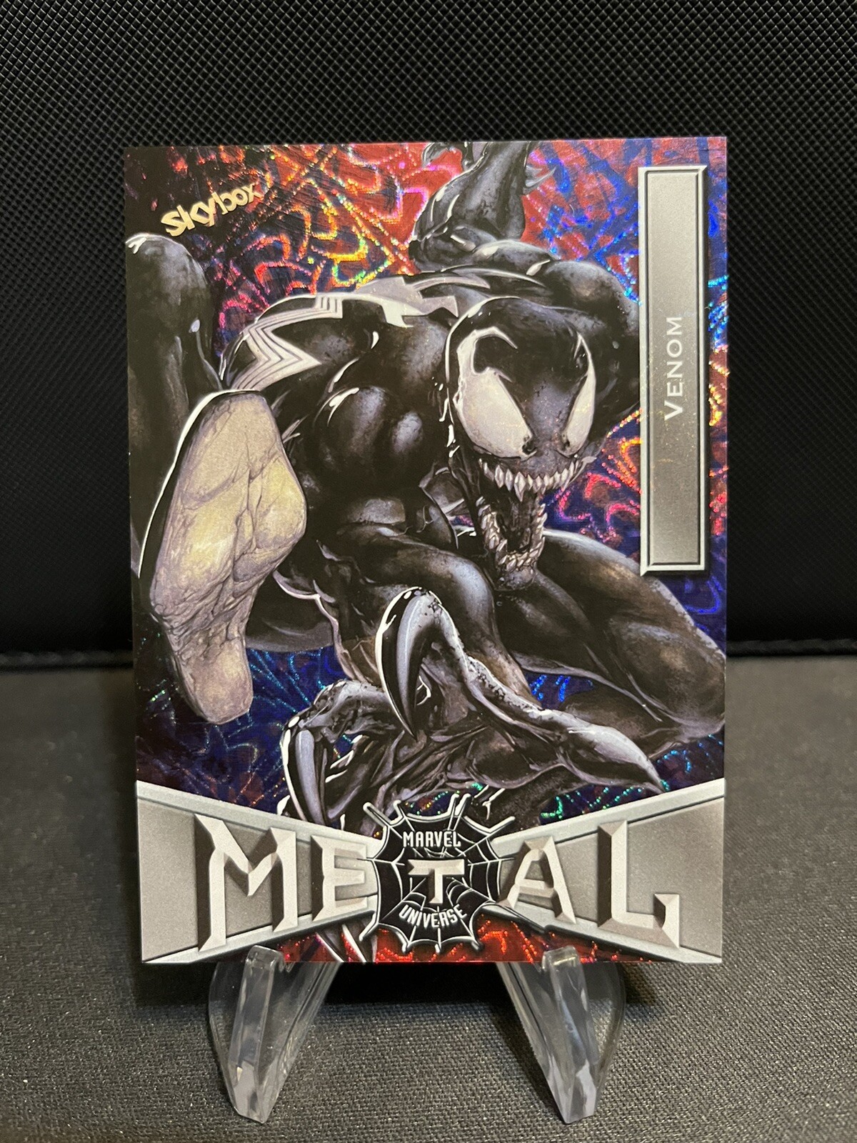 2021 Upper Deck Skybox Spider-Man Metal #93 Venom Grandiose Parallel