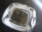 HEAVY GLASS ASHTRAY HOTEL RESTAURANT KAPPELERHOF BADEN SWITZERLAND — photo 2