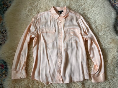 NWT J.Crew 2011 Blythe Shirt in ''iced peach,'' sz 14