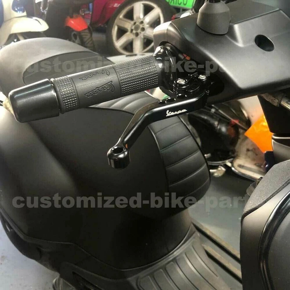 Palancas de freno de embrague CNC para Vespa Granturismo GTS S125 200 250 300 Super Foto 2 de 4