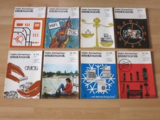 DDR Magazin RADIO FERNSEHEN ELEKTRONIK - 8 Hefte aus Jahrgang 1977 - Technik