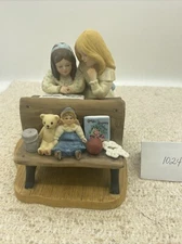 1988 Jan Hagara 'Beth & Amy' Studying Figurine -W20272 #147 of 10,000 Signature