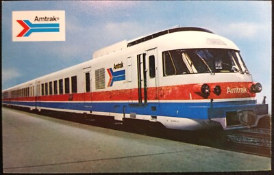 Amtrack Passenger Train Jet Powered Turboliner Turbine Train