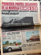 💥L'AUTO-JOURNAL n°273 du 1/6/1961 Simca 5CV/ Mercedes 220 SE/ 404/ 24 H du Mans