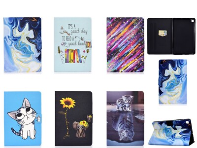 Tablet Case [Select Model] - Leather Flip Case Protective Cover with Stand K01DD