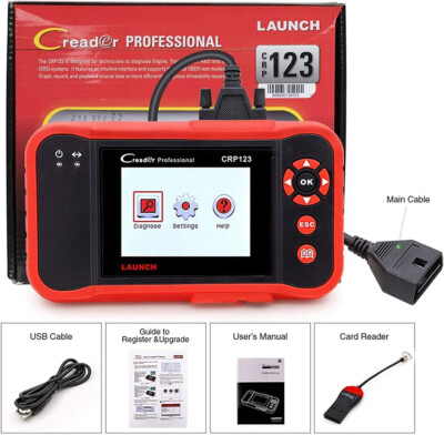LAUNCH CRP123 OBD2 Scanner - Engine, ABS, SRS, Transmission Diagnostic Tool With Lifetime Free Updates