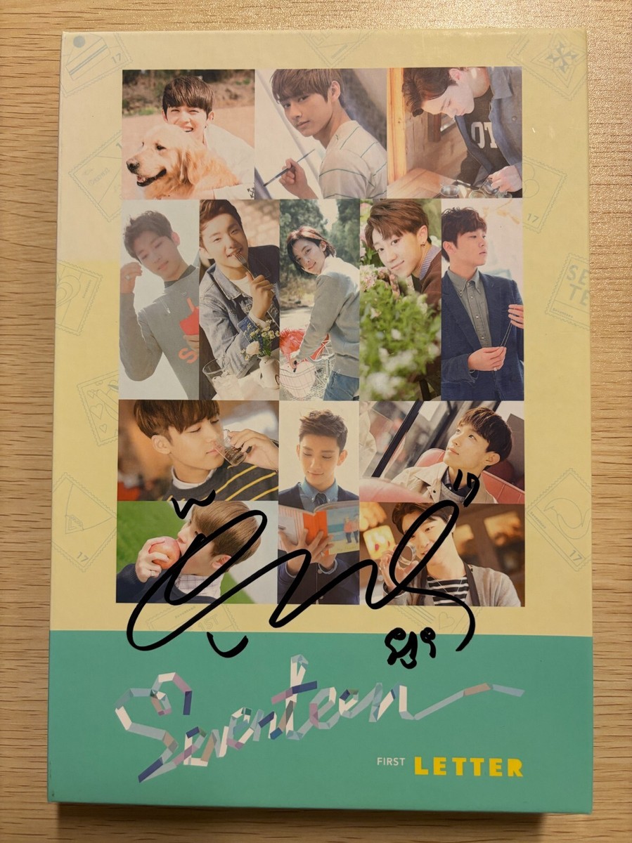 seventeen アルバム Love & Letter ウォヌ Seventeen [Love & Letter] Wonwoo Autographed Signed Album