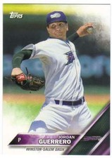 2016 Topps Pro Debut #167 Jordan Guerrero  Winston-Salem Dash