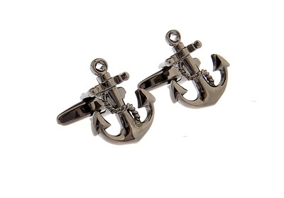 Gemelli Nave Marina Militare US Navy – Regalo Per Nozze, Papà, Uomo – Con Scatola