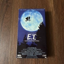 E.T. The Extra-Terrestrial Green Tape MCA VHS 1988