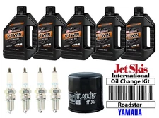 Yamaha Road Star XV1600 XV1700 Oil Change Tune Up Kit Oil Filter Spark Plugs 