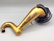 Vintage Original Victor Victrola phonograph gold tone arm with black mount