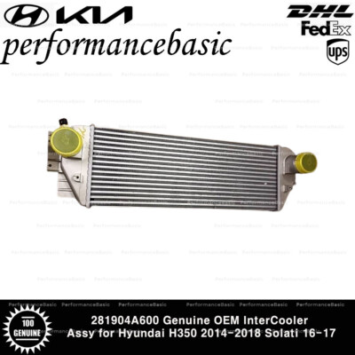 281904A600 Genuine OEM InterCooler Assy for Hyundai H350 2014-2018 Solati 16-17